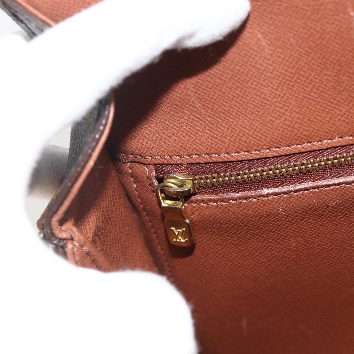 Louis Vuitton Saint Cloud Monogram Canvas, Brown, Canvas, Handbag