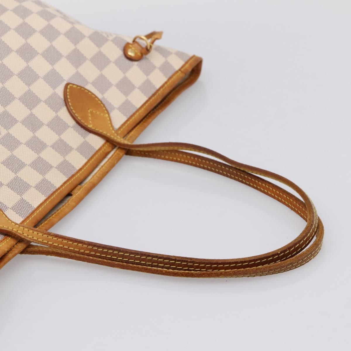 Louis Vuitton Neverfull Damier, Beige, Canvas, Tote Bag