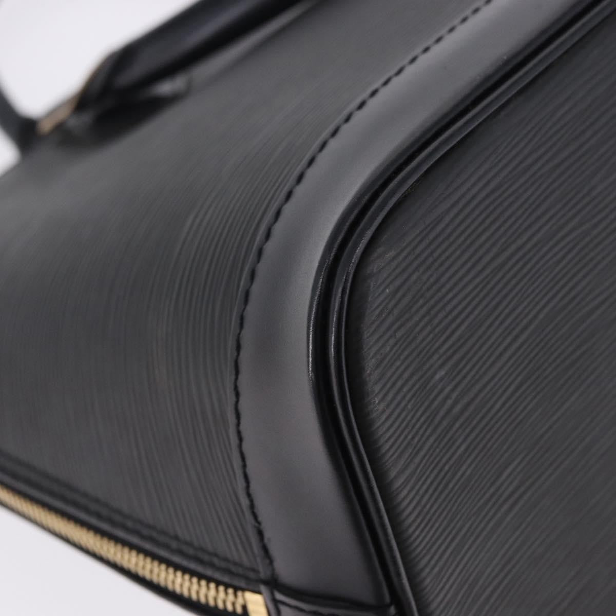 Louis Vuitton Alma Epi Leather, Black, Leather, Handbag