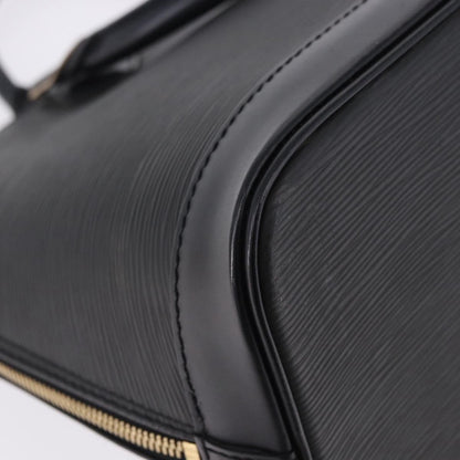 Louis Vuitton Alma Epi Leather, Black, Leather, Handbag