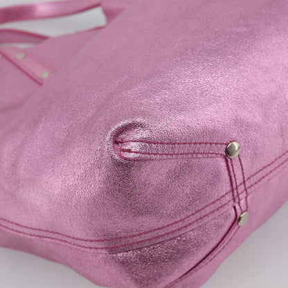 Tiffany & Co. Vintage Leather, Pink, Stainless Steel, Shoulder Bag