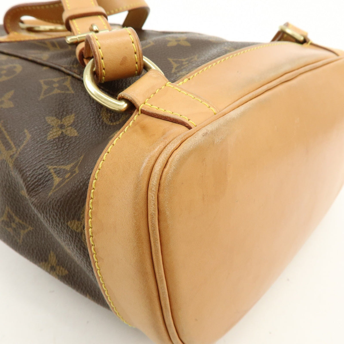 Louis Vuitton Vintage Montsouris Monogram Canvas, Brown, Canvas, Backpack