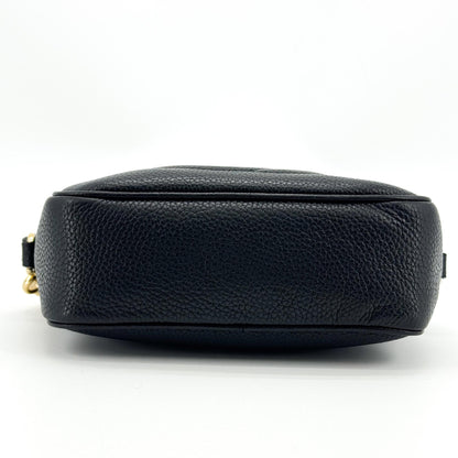 Gucci Soho Disco Leather, Black, Leather, Crossbody Bag