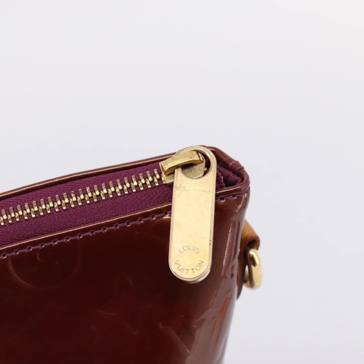 Louis Vuitton Bellevue Monogram Vernis, Purple, Patent Leather, Handbag