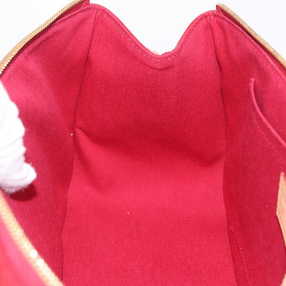Louis Vuitton Rosewood Avenue Monogram Vernis, Red, Patent Leather, Handbag