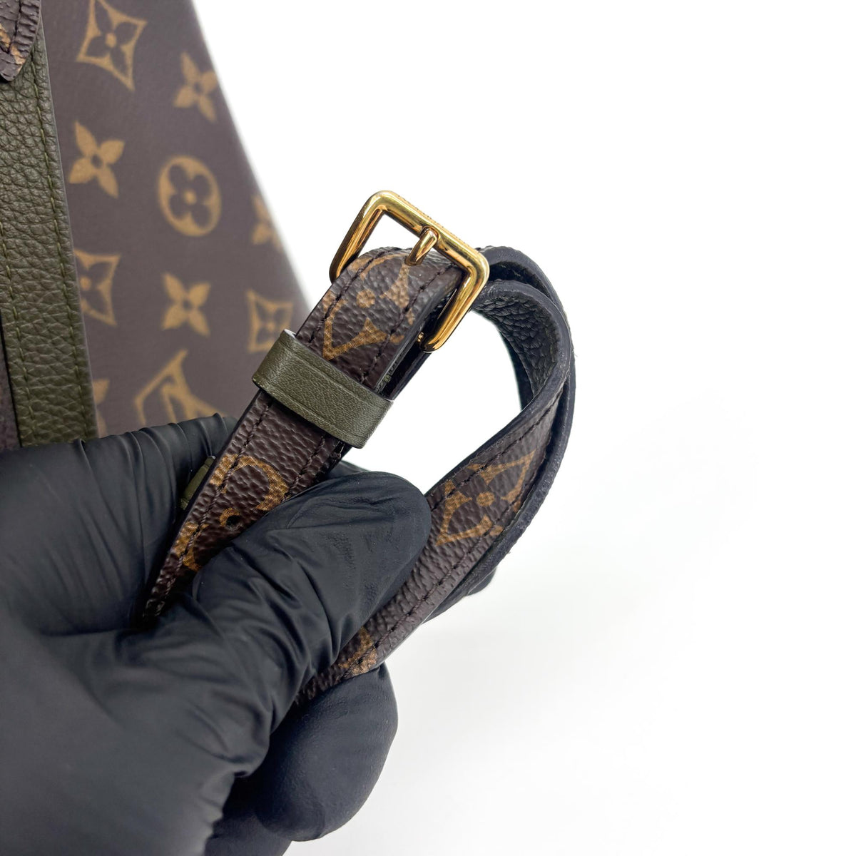 Louis Vuitton Marignan Monogram Canvas with Leather, Brown, Canvas, Handbag
