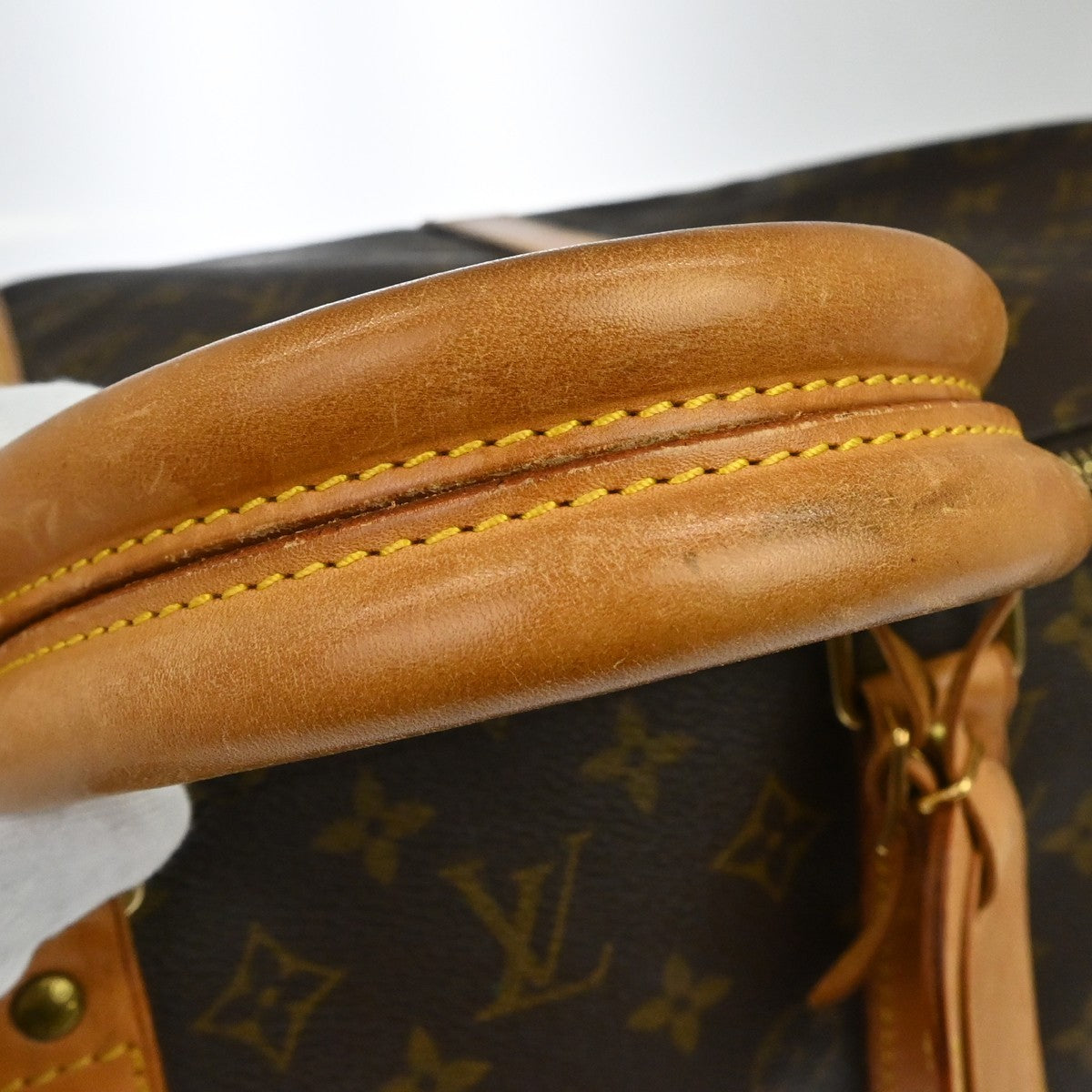 Louis Vuitton Keepall Monogram, Brown, Canvas, Travel Bag