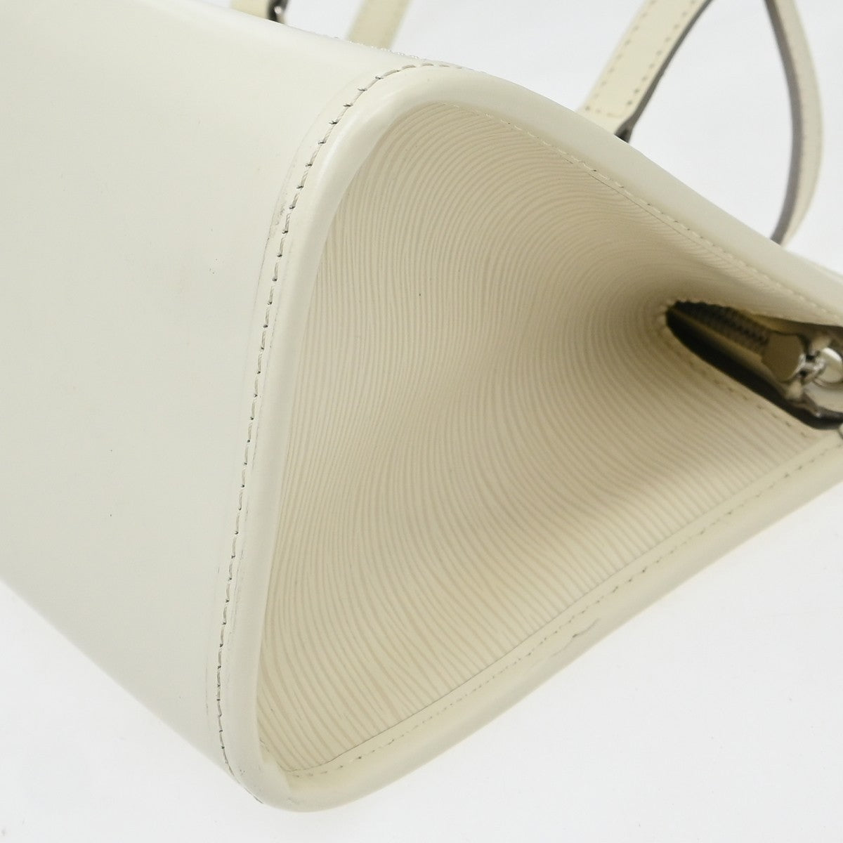 Louis Vuitton Madeleine Epi Leather, White, Leather, Shoulder Bag