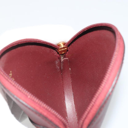 Cartier Must de Cartier Leather, Burgundy, Leather, Wallet