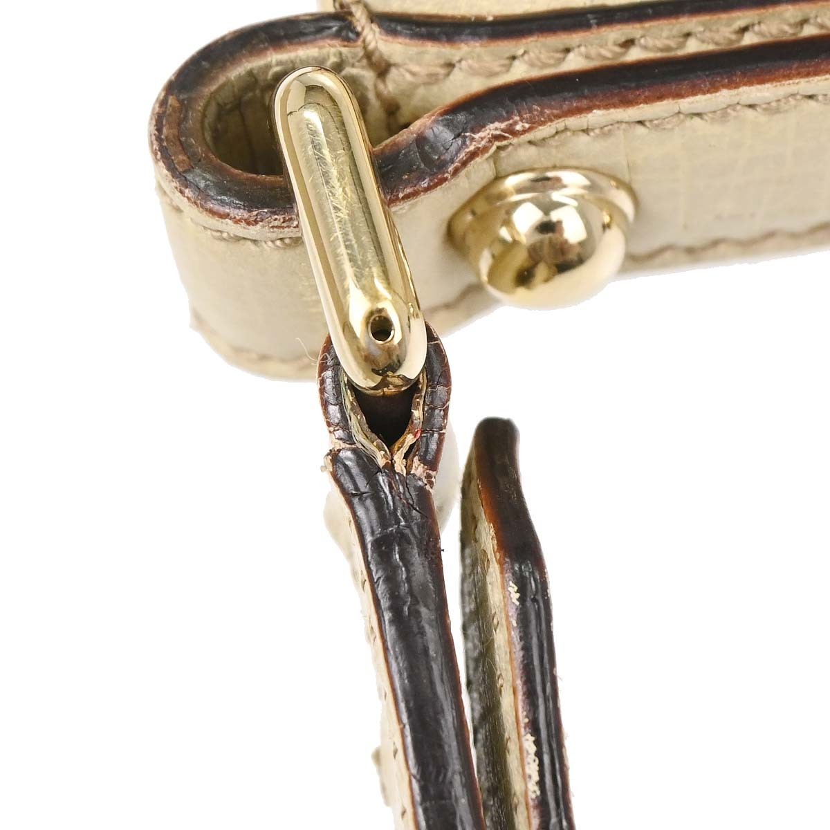 Gucci Horsebit Canvas, Beige, Canvas, Clutch
