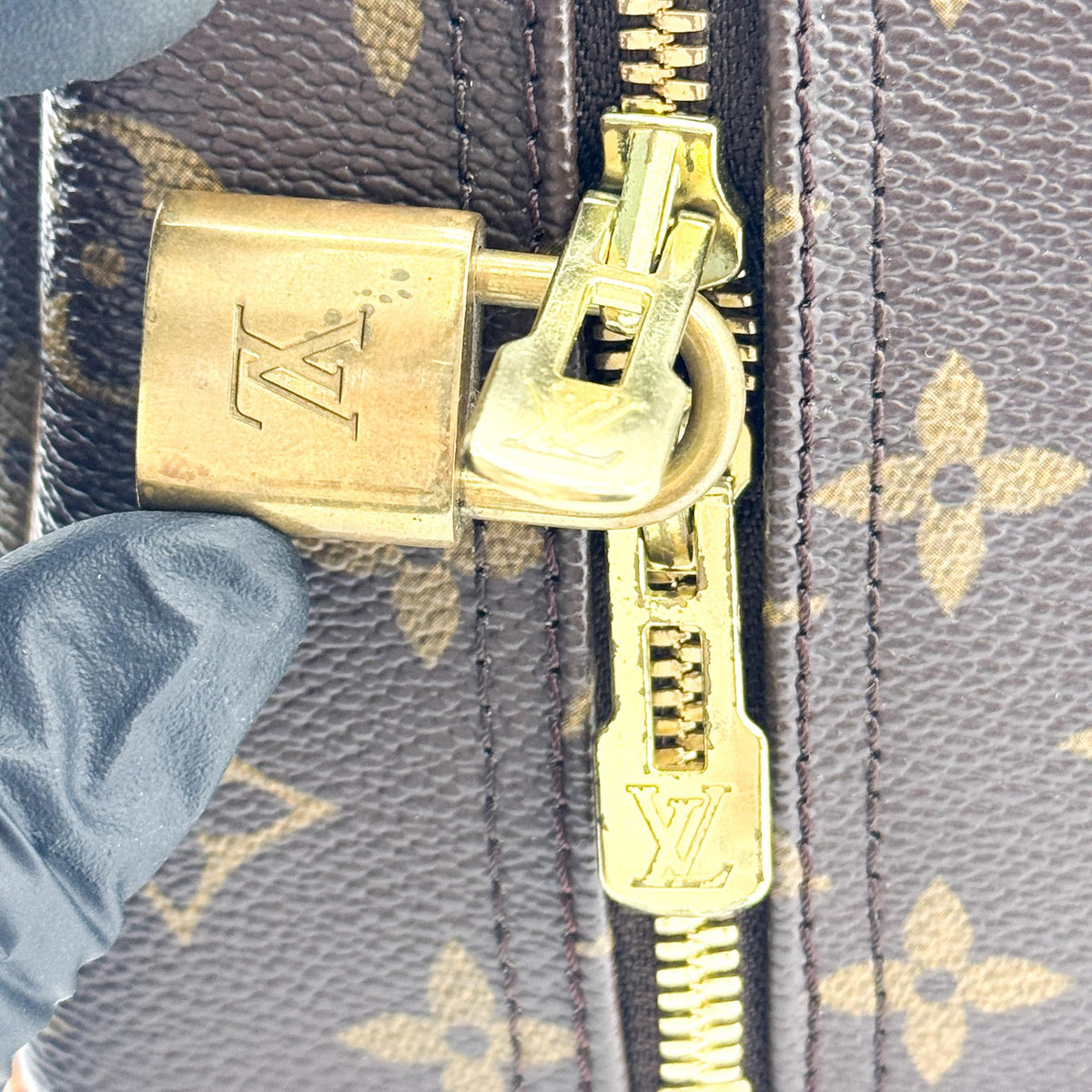 Louis Vuitton Trouville Monogram Canvas, Brown, Canvas, Handbag