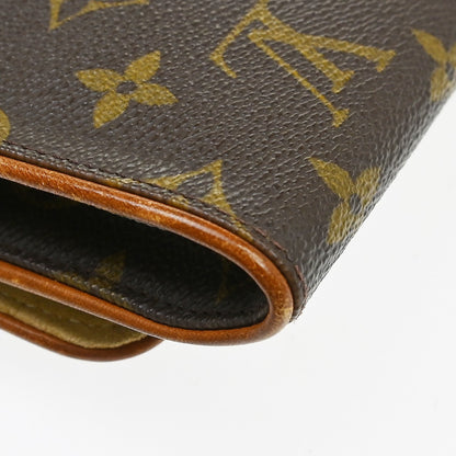 Louis Vuitton Twin Monogram Canvas, Brown, Canvas, Clutch