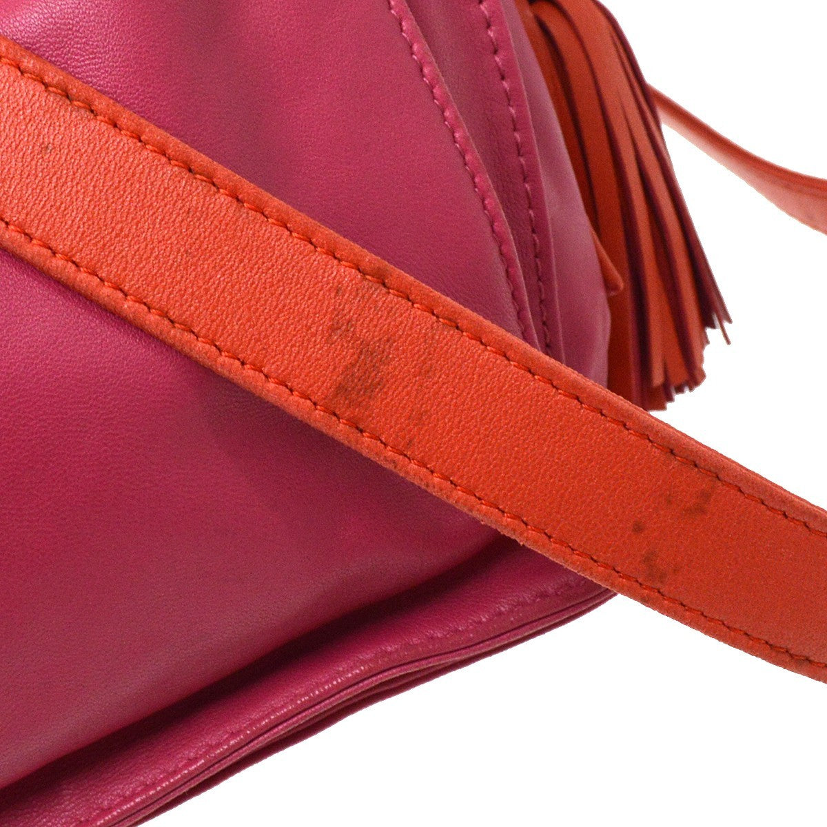 Loewe Flamenco Leather, Pink, Leather, Shoulder Bag