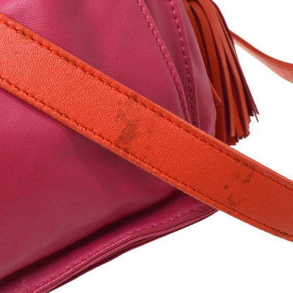 Loewe Flamenco Leather, Pink, Leather, Shoulder Bag
