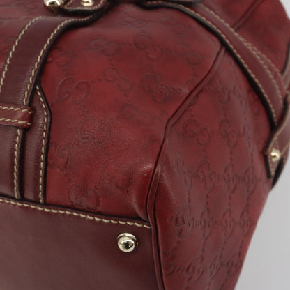Gucci 85th Anniversary Boston Guccissima Leather, Red, Leather, Shoulder Bag