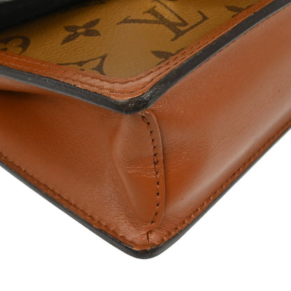 Louis Vuitton Dauphine Chain Reverse Monogram Canvas, Brown, Canvas, Shoulder Bag