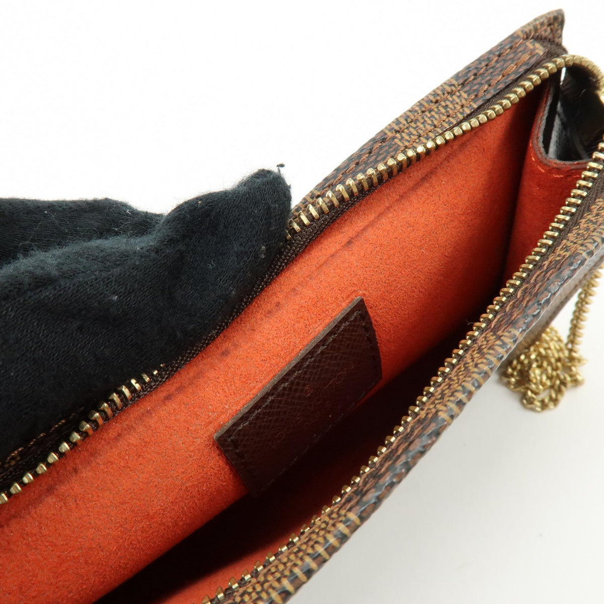 Louis Vuitton Marais Bucket Zip Damier, Brown, Canvas, Clutch