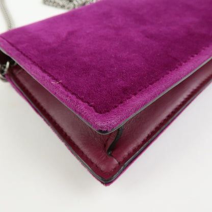 Gucci Dionysus Velvet, Purple, Velvet, Handbag