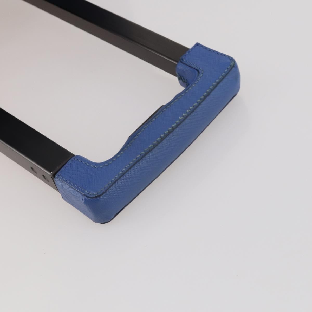 Prada Travel Saffiano Leather, Blue, Leather, Travel Bag