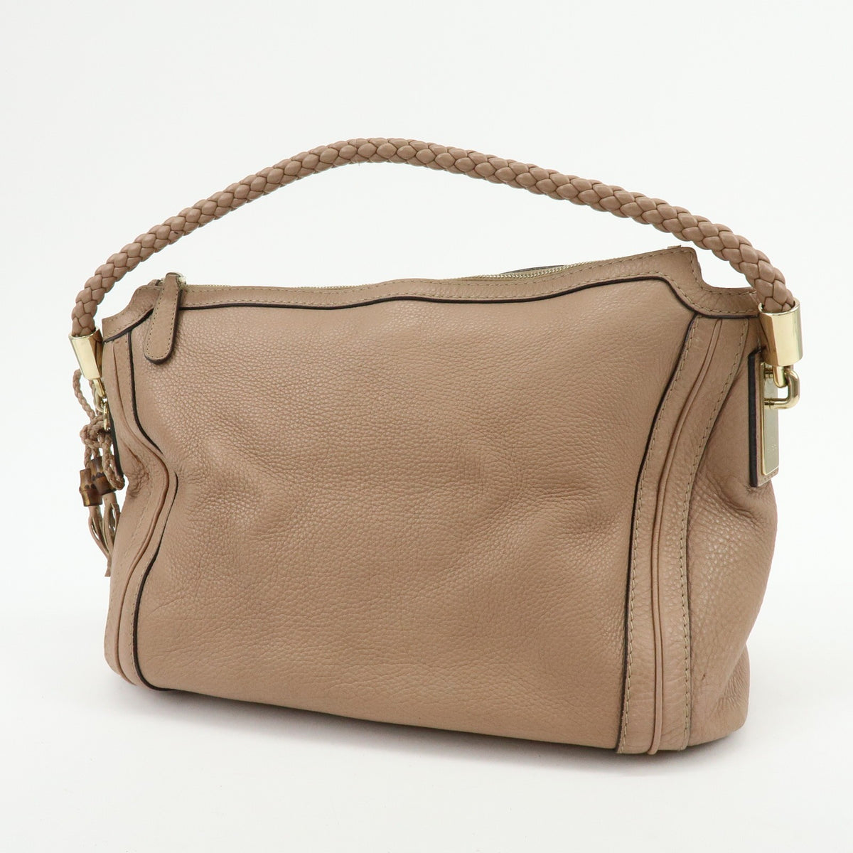 Gucci Bella Hobo Leather, Pink, Leather, Shoulder Bag