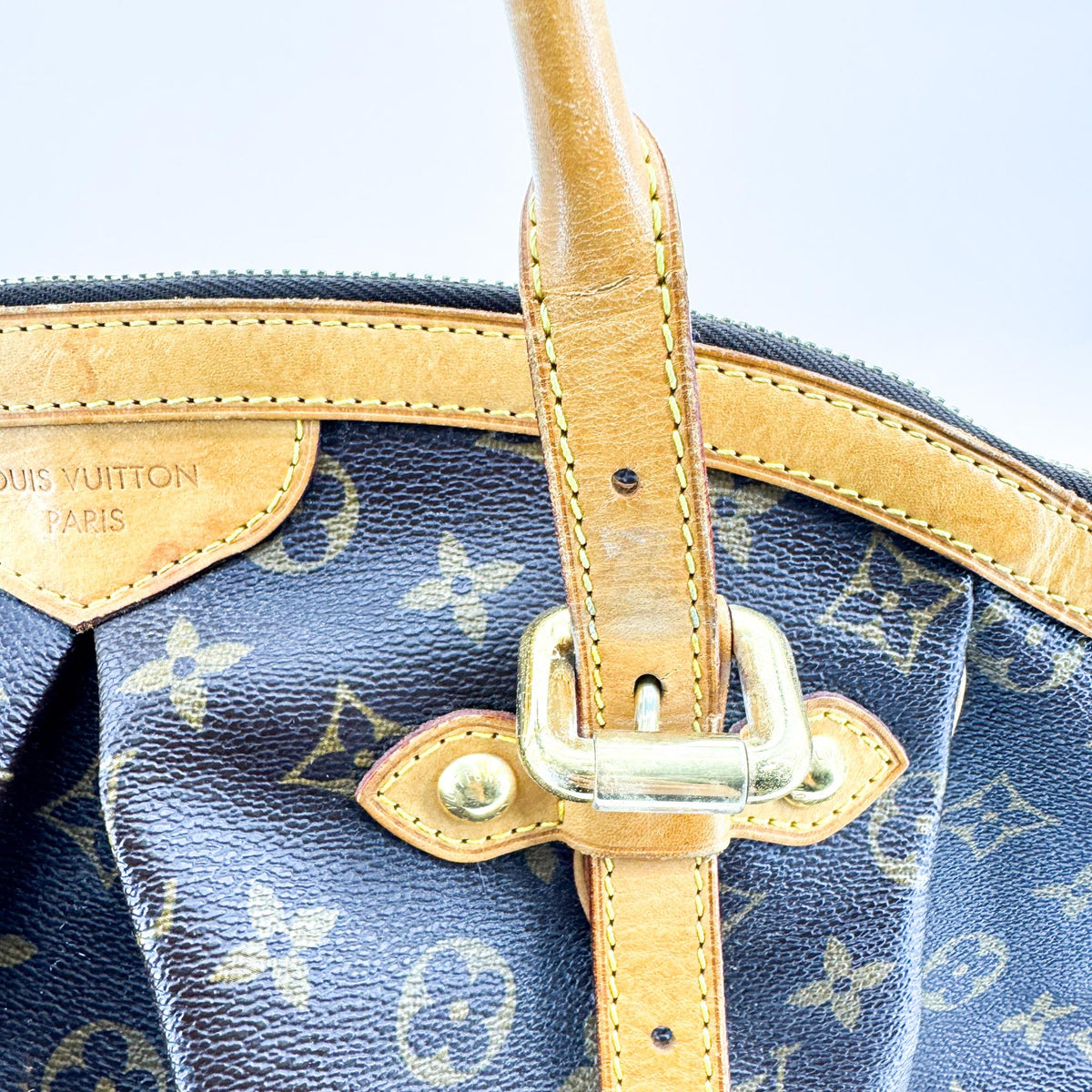 Louis Vuitton Tivoli Monogram Canvas, Brown, Canvas, Handbag