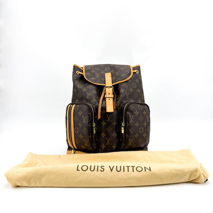 Louis Vuitton Bosphore Monogram Canvas, Brown, Canvas, Backpack