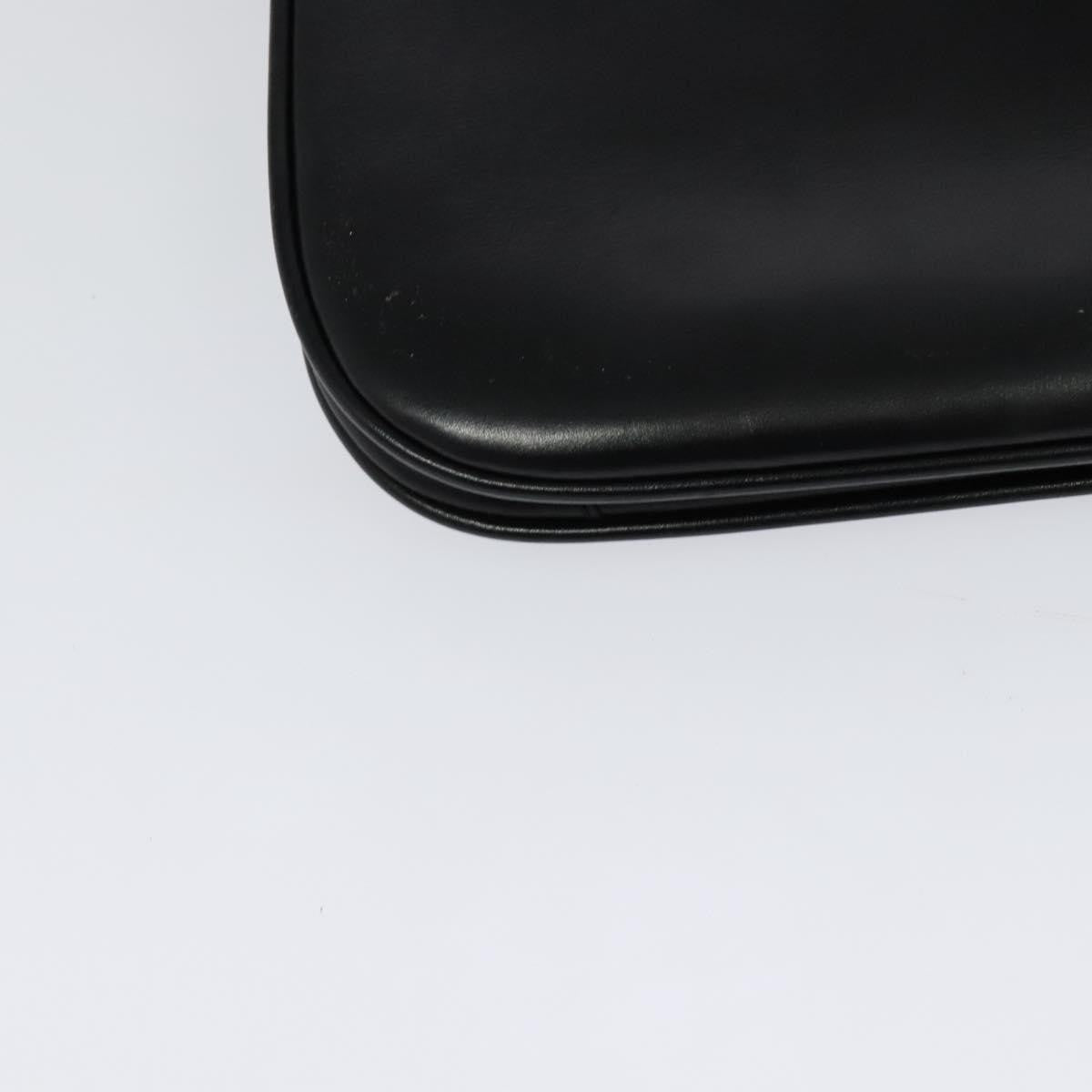 Bally Vintage Leather, Black, Leather, Shoulder Bag