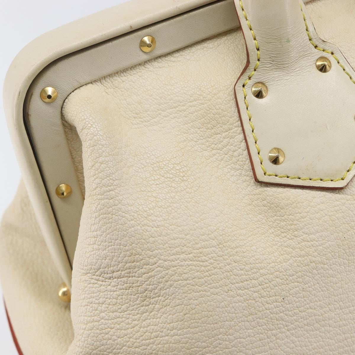 Louis Vuitton Suhali L'Ingenieux Leather, White, Leather, Handbag