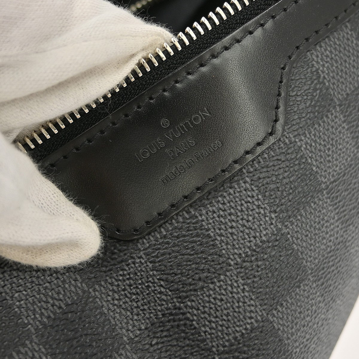 Louis Vuitton Mick NM Messenger Damier Graphite, Black, Canvas, Shoulder Bag