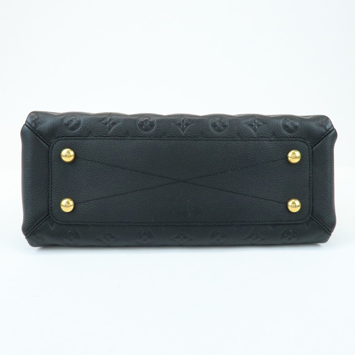 Louis Vuitton Vosges Whipstitch Monogram Empreinte Leather, Black, Leather, Handbag
