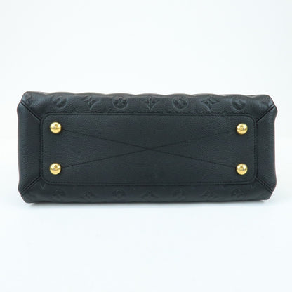 Louis Vuitton Vosges Whipstitch Monogram Empreinte Leather, Black, Leather, Handbag