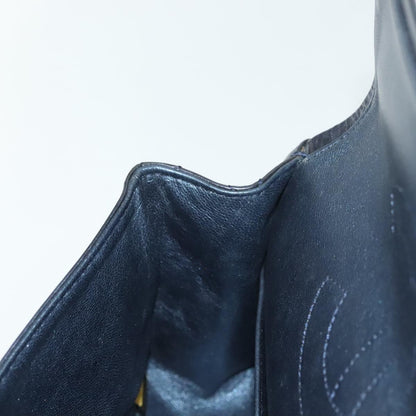 Chanel Hybrid Reissue Double Flap Bag Quilted Lambskin, NAVY, LEATHER, Shoulder bag