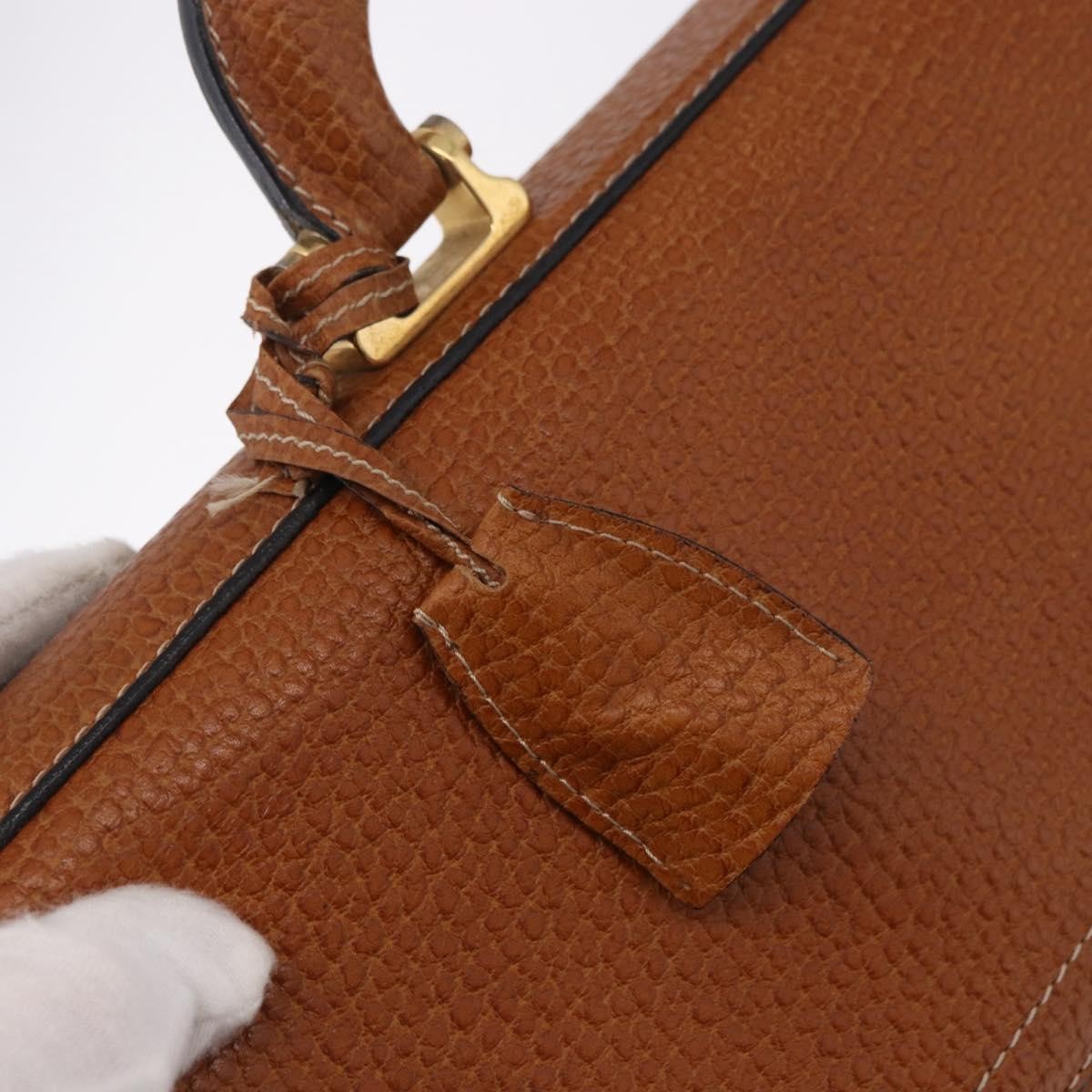 Loewe Anagram Business Leather, Brown, Leather, Briefcase