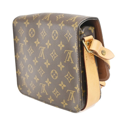 Louis Vuitton Cartouchiere Monogram Canvas, Brown, Canvas, Handbag