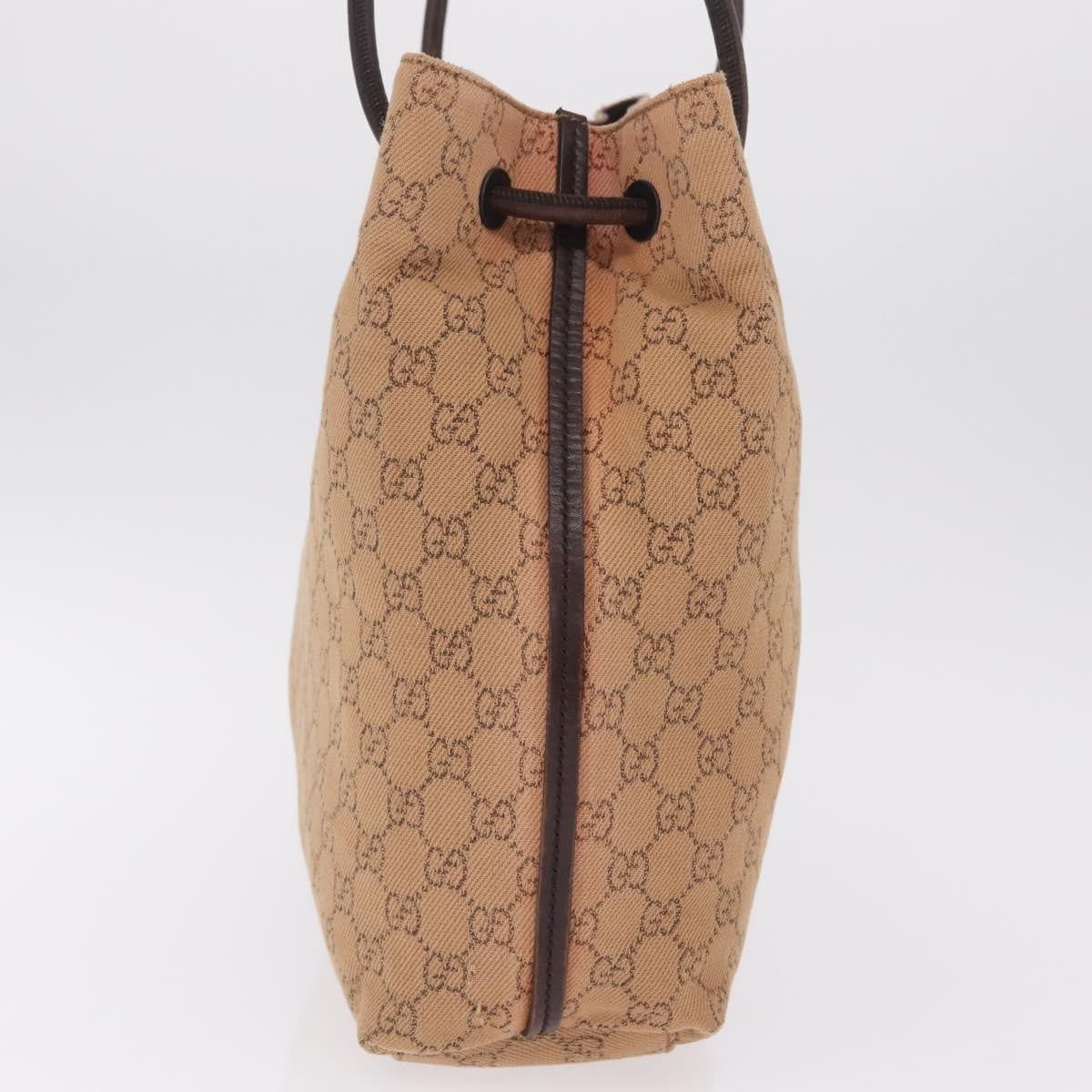 Gucci Vertical Tote GG Canvas, Orange, Canvas, Tote Bag