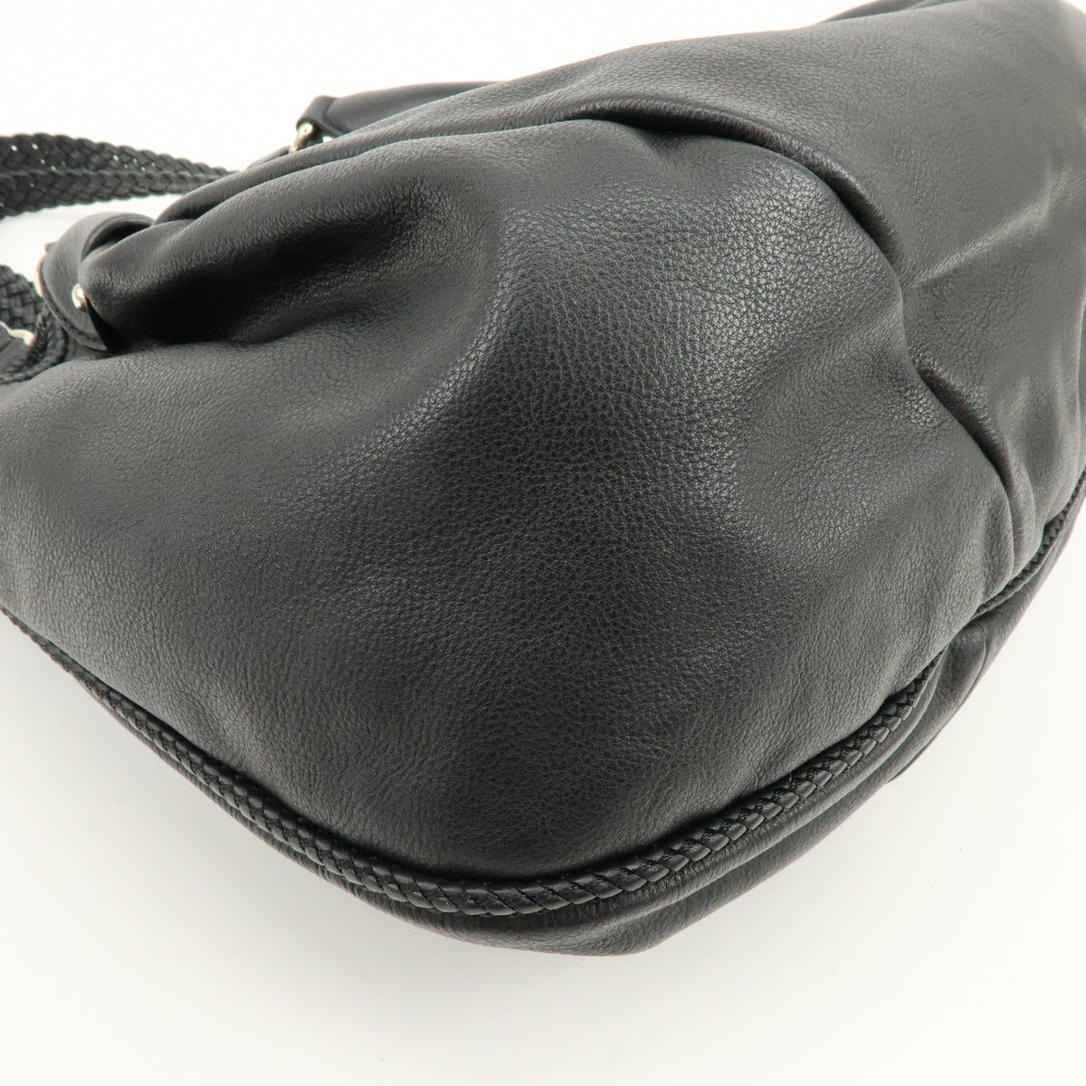 Gucci Marrakech Leather, Black, Leather, Tote Bag