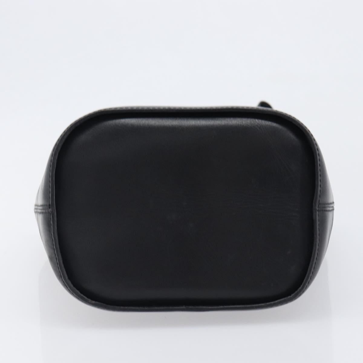 Celine Shoulder bag circle logo Leather, Black, Leather, Shoulder Bag