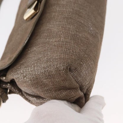 Chloe Lily Canvas, Silver, Canvas, Handbag