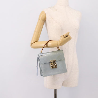 Louis Vuitton Spring Street NM Patent leather, Blue, Patent Leather, Handbag