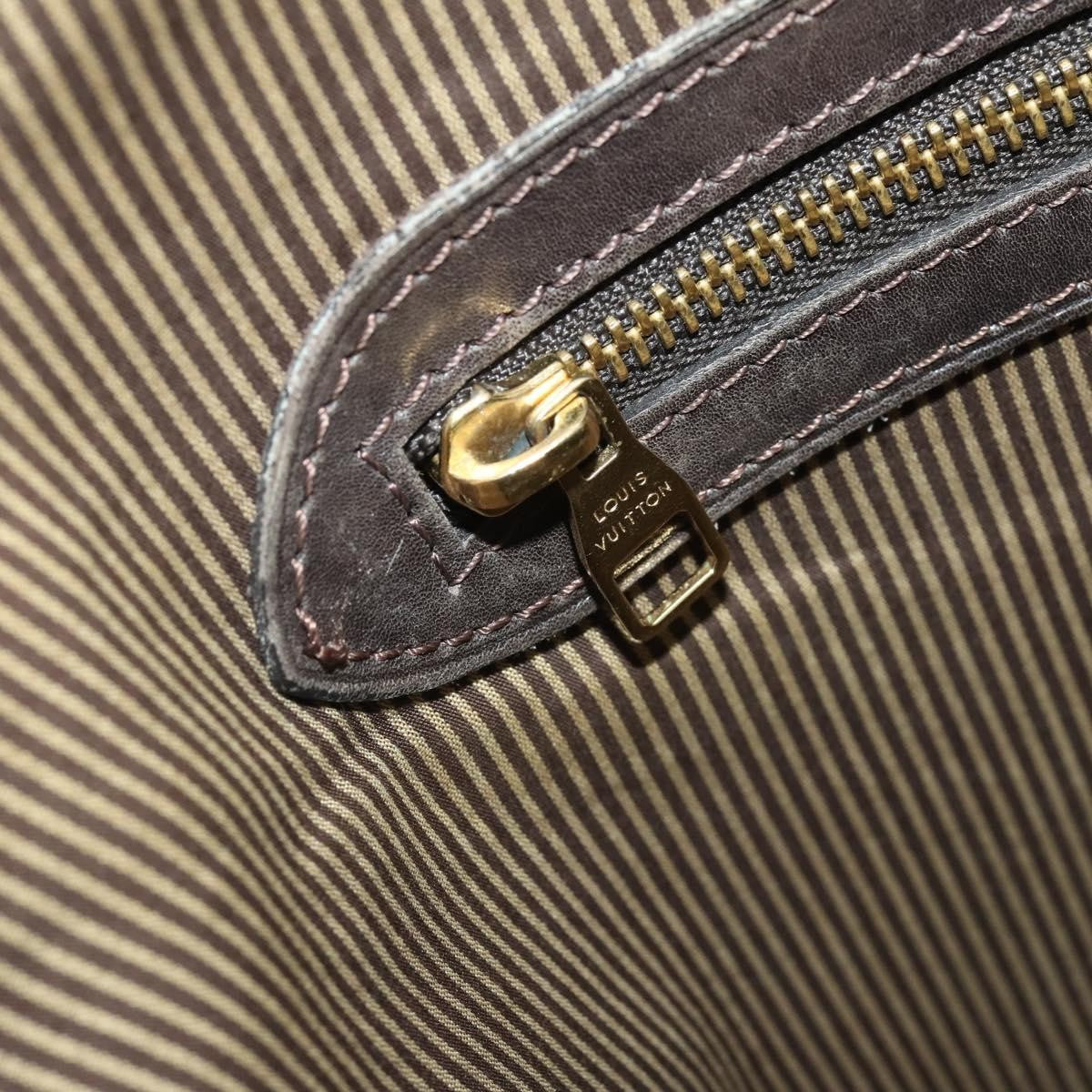 Louis Vuitton Bequia Porte Document Geant Monogram Canvas with Leather, Brown, Canvas, Briefcase