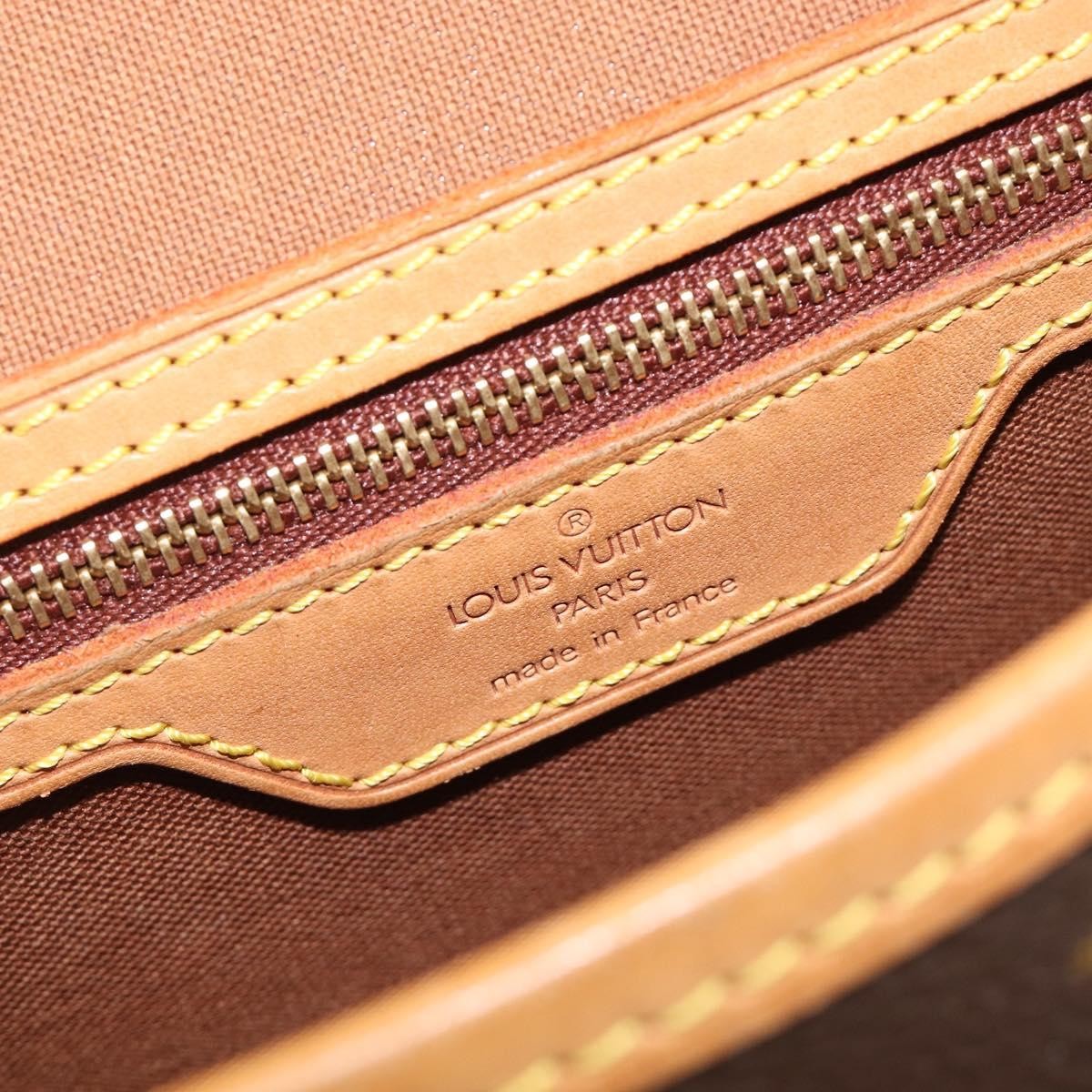 Louis Vuitton Sologne Monogram Canvas, Brown, Canvas, Handbag