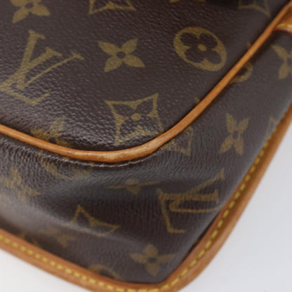 Louis Vuitton Sologne Monogram Canvas, Brown, Canvas, Handbag