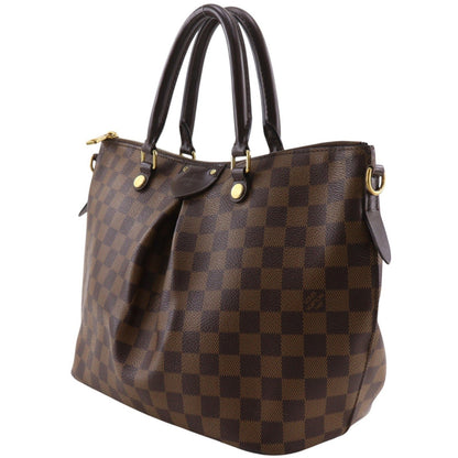 Louis Vuitton Siena Damier, Brown, Canvas, Handbag