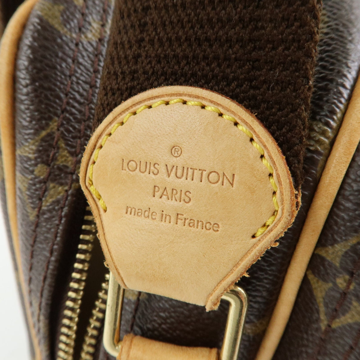 Louis Vuitton Reporter Monogram Canvas, Brown, Canvas, Shoulder Bag