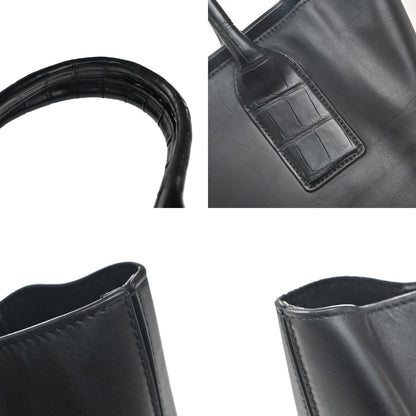 Bottega Veneta Open Tote Leather, Black, Leather, Tote Bag