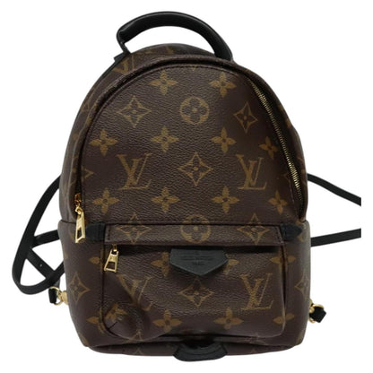 Louis Vuitton Palm Springs Monogram Canvas, Brown, Canvas, Backpack