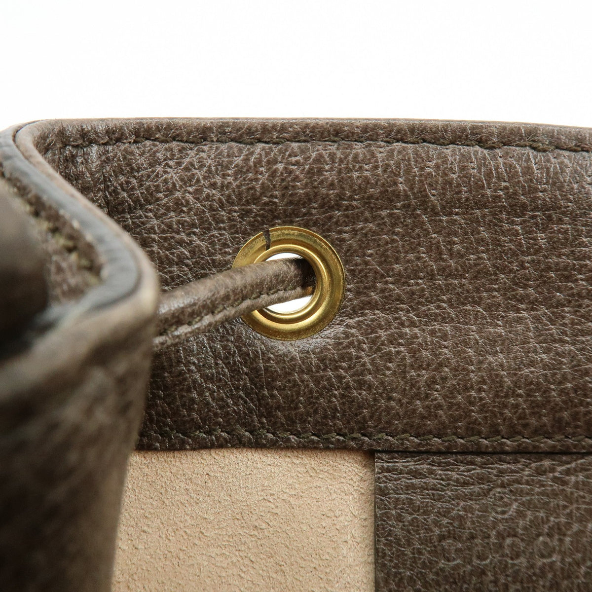 Gucci Ophidia Bucket GG Coated Canvas, Beige, Canvas, Handbag