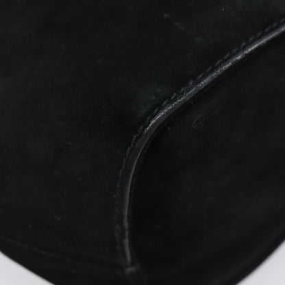 Salvatore Ferragamo Vala Suede, Black, Suede, Shoulder Bag