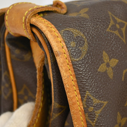 Louis Vuitton Saumur Monogram, Brown, Canvas, Shoulder Bag