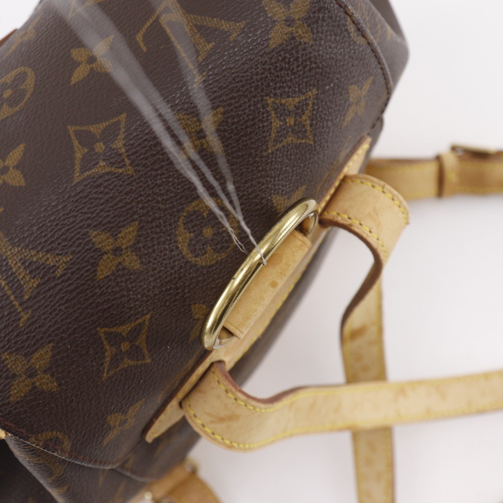 Louis Vuitton Montsouris Monogram, Brown, Canvas, Backpack